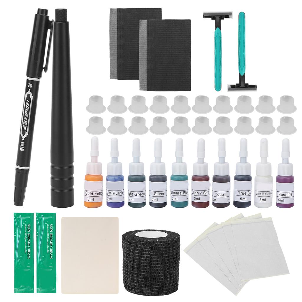 Традиционный набор для начинающих практиков татуировки своими руками игла для татуировки черный