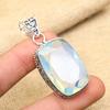 Milky Opal Gemstone Handmade 925 Sterling Silver Jewelry Lovely Pendant For Women