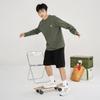 New Balance Кроссовки унисекс Fresh Foam X More v4 Бело-черные Черно-металлик MMORCW4