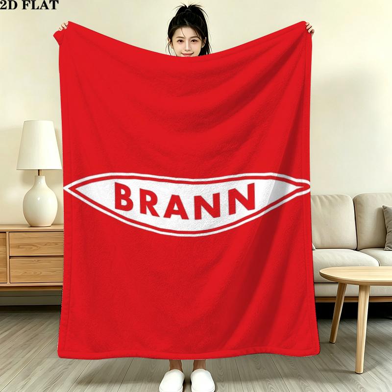 Sportsklubben Brann Print Flannel Blanket, High quality Comfortable for All Seasons, Home Decor, Warmth and Comfort, Perfect for Christmas Gifts