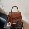 Premium Texture Small Bag Women's Summer New Fashion Niche Design Messenger Bag Women's Portable Saddle Bag