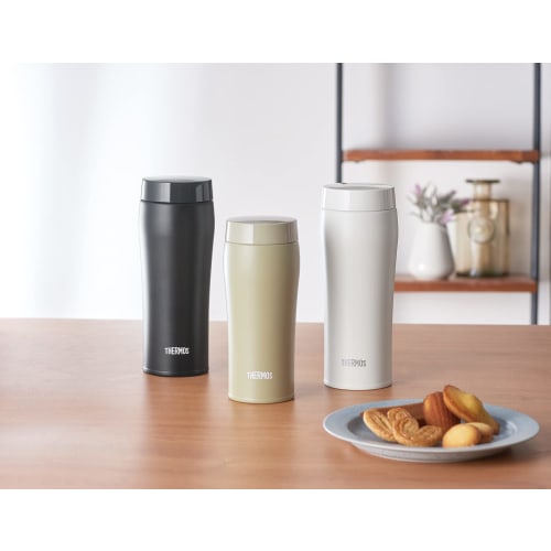 Thermos Water Bottle Vacuum Insulated Mobile Tumbler 360ml Matte Green JOE-361 MTGR