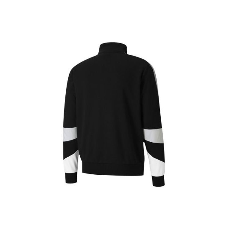 Puma TFS Track Top Ft Colorblock светоотражающий воротник повседневная куртка мужские куртки черный 599347-01