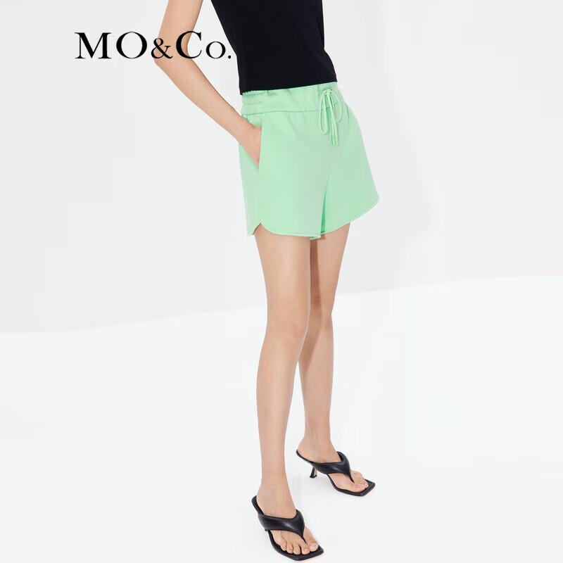 MO&Co. Sporty High-Waist Drawstring Shorts