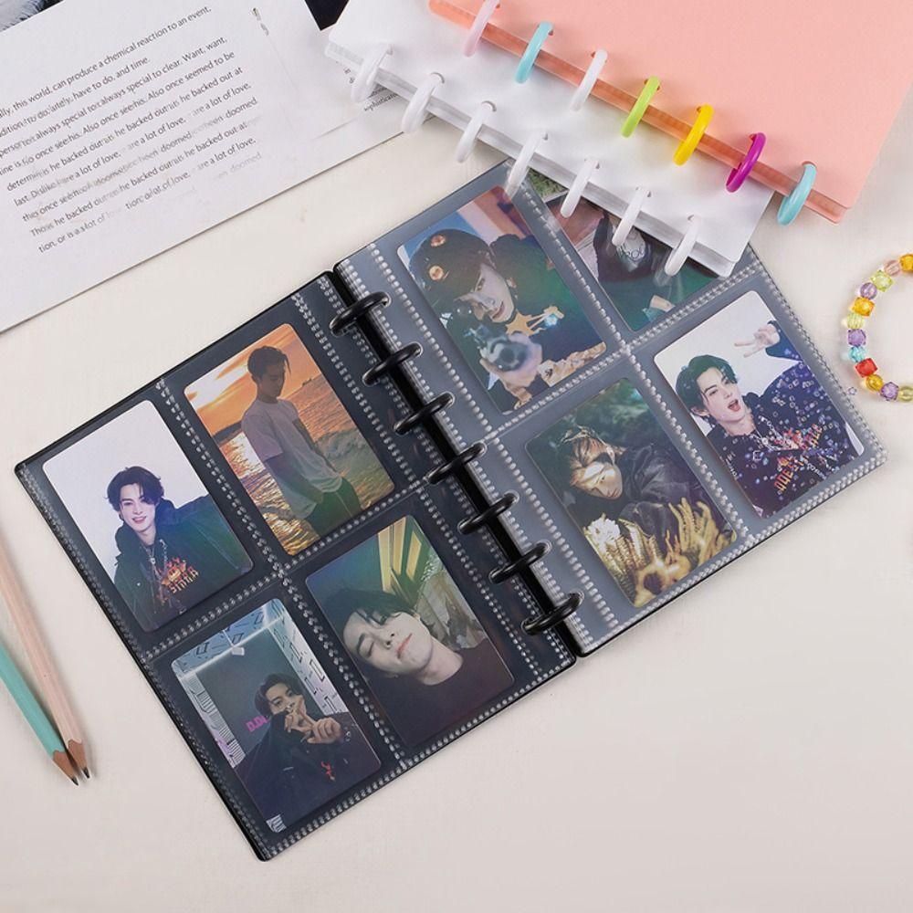 Новый фотоальбом INS Kpop 3-дюймовые карточки айдолов Книга для коллекционирования Держатель для фотокарточек Многокарманный скоросшиватель с отрывными листами Star Chaser