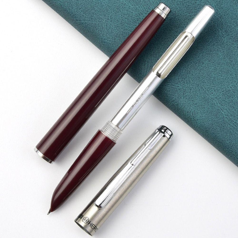 Exquisite Stationery Pen Elegant Ink Pen Metal Pen Hero 007 Fountain Pen Office