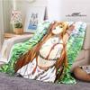 Sword Art Online Cartoon Blanket Children Warm Beautiful Flannel Soft Comfortable Blanket Home Travel Blanket Birthday Gift
