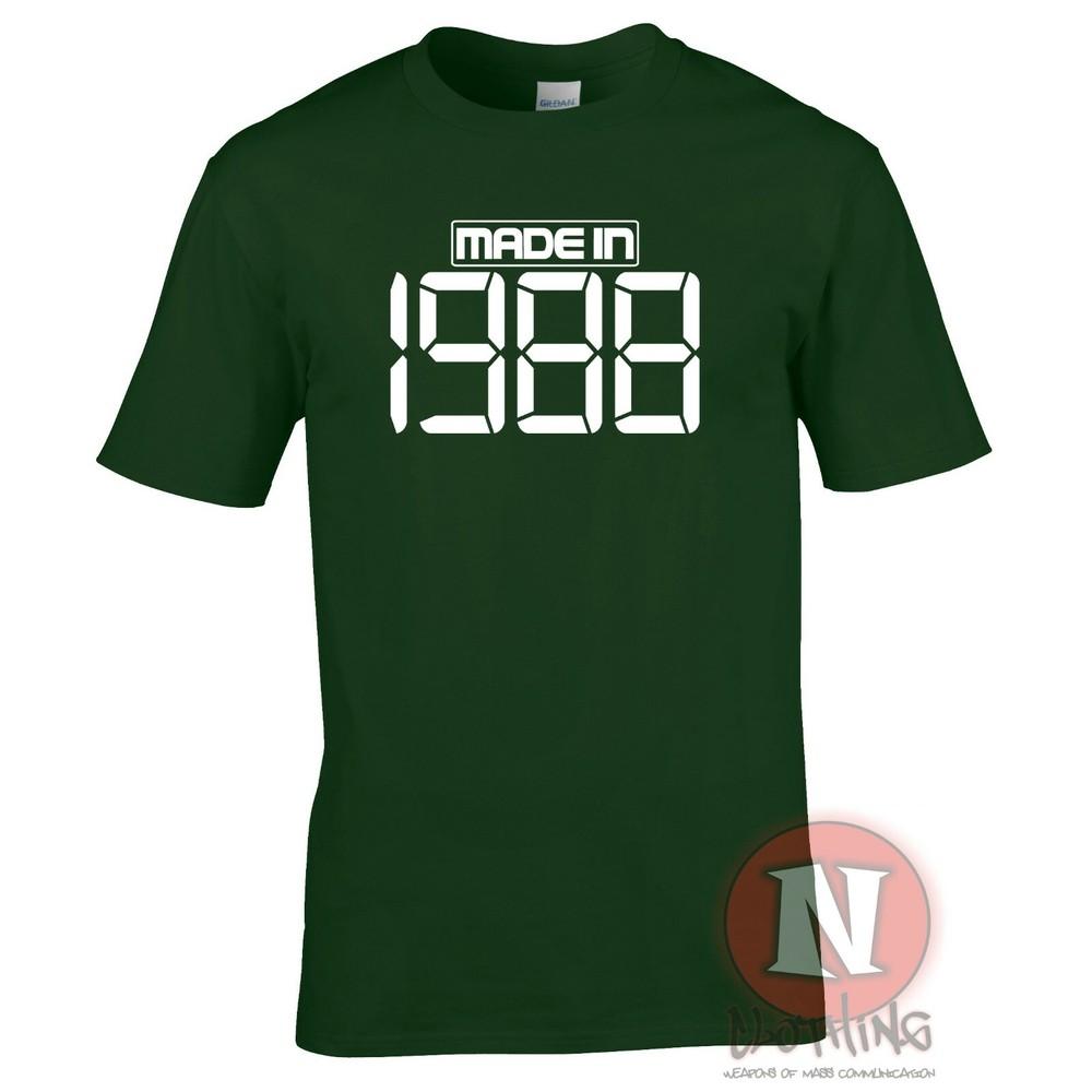 Made In 1988 TShirt Birthday Party Celebration Fancy Dress Teeshirt