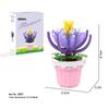 Preserved Succulent & Fresh Flower Educational Building Block Ornament - Perfect Small Gift for Boys and Girls' Birthdays