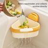 Multi-Functional Suction Cup Sink Drainer Basket Kitchen Residual Filter Basket Food Waste Disposal Sink Strainer Basket