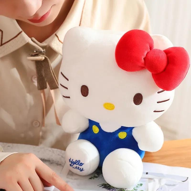 Милая плюшевая игрушка-кошка из аниме, мягкая набивная подушка-животное, кавайная кукла, подарок на день рождения для девочек