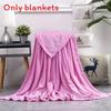 Oversized Simple Solid Color Soft Plush Blanket For Napping Sofa And Use Bedroom
