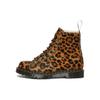 Dr. Martens Leather Comfortable Warm Short Martin Boots Unisex Boots Leopard-print 27786932