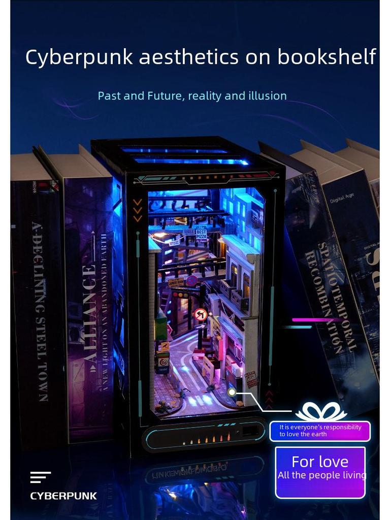 Модель подставки для книг Tianyu Cyberpunk своими руками: TC36