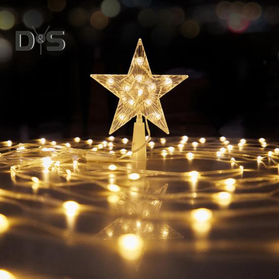 Рождественская елка каскадные мерцающие огни 8 режимов Регулируемая функция таймера Водонепроницаемый Простая установка каскадные мерцающие огни для елки