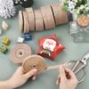 10M Jute Burlap Ribbon Roll Yellow Linen Rope DIY Decorative Party Bow Christmas Handmade Fishing Line Packaging