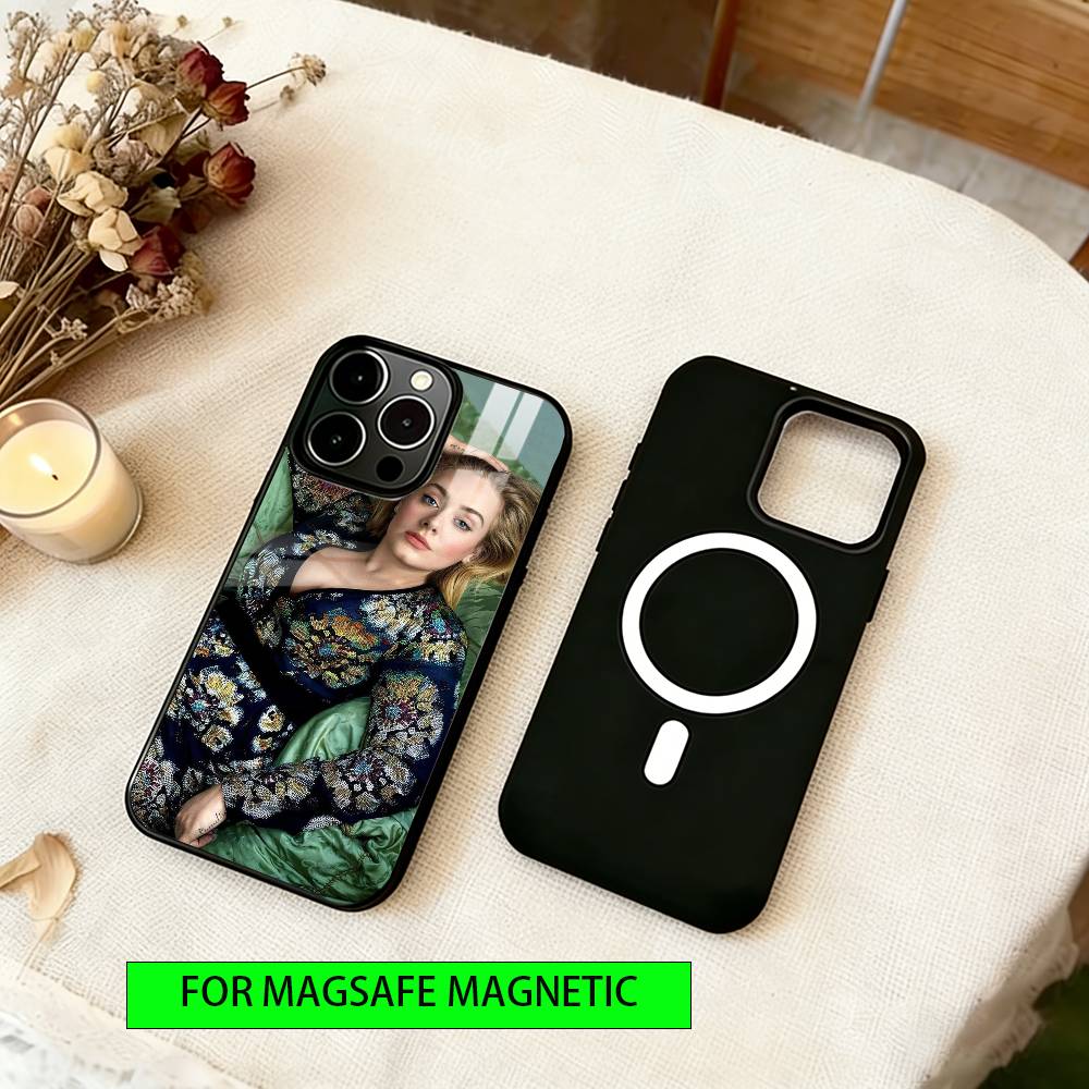 Adele Adkins singer Phone Case For iPhone17,16,15,14,13,12,11 Plus,Pro Magnetic with Magsafe Wireless Charging