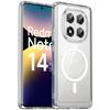 Чехол - E.F.Connection® - для Xiaomi Redmi Note 14 Pro 5G - Прозрачный - Ударопрочный - для Xiaomi Тонкий и легкий