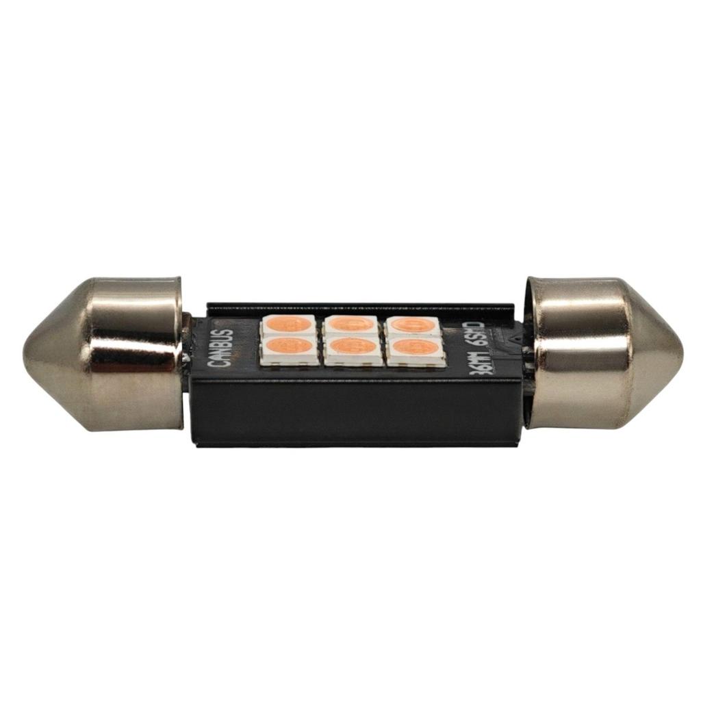 C5W żarówka LED SV8.5 12-24V CANBUS 36mm - Różowy Off-Road