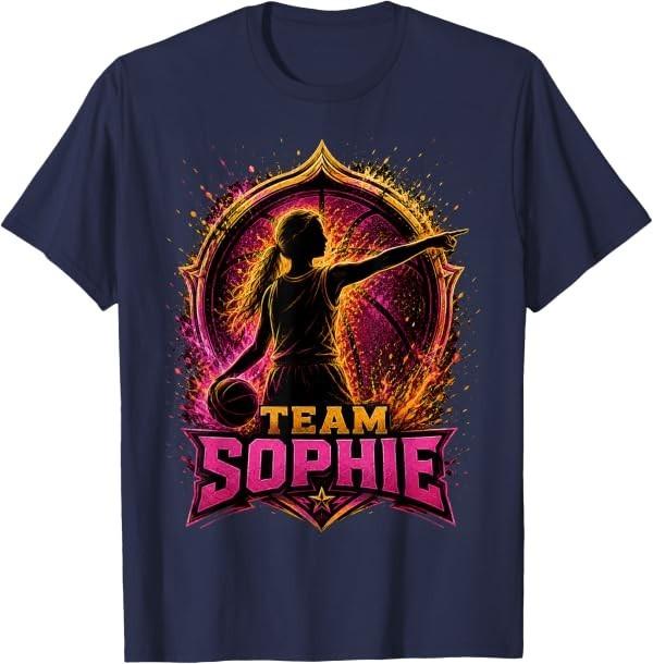 Sophie Pointing Meme Funny Basketball Team Sophie T-Shirt