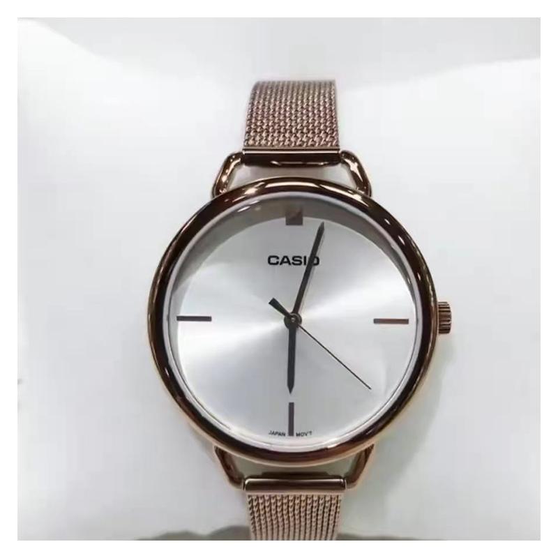 Casio Серия STANDARD серия DRESS Модный тренд деловой повседневный классический стрелочный циферблат статус таймера регулируемая застежка кварцевый LTP-E415MR-7CDF