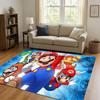 Mario Game Cartoon Christmas Gift Living Room Non-Slip Area Rug Carpet for Bedroom Playroom Sofa,Home Decor Doormat