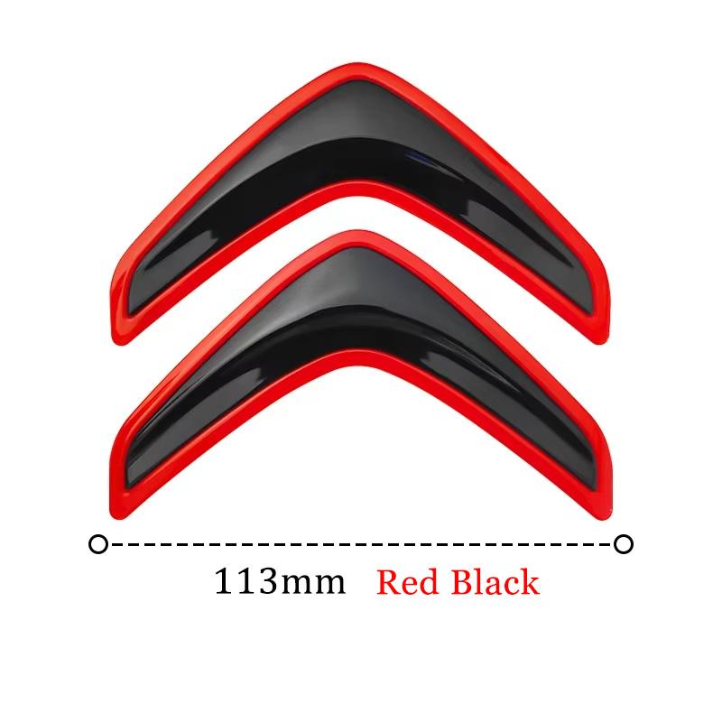 Citroen V Shape Trunk Emblem Car Rear Logo Badge For C3 C4 C5 Cactus Berlingo ABS Car Styling Accessories (8 Colors, 2 Sizes)