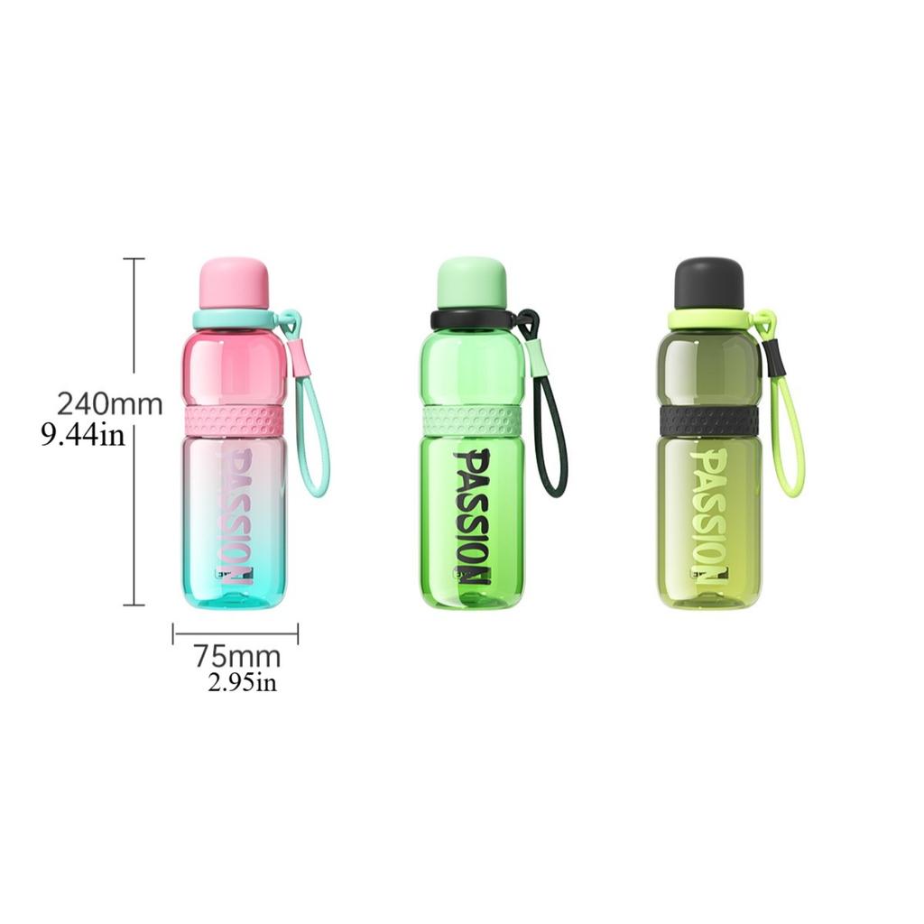 Пластиковая бутылка для воды с ручкой для езды на велосипеде, легкая, термостойкая и многоразовая, подходит как для использования на открытом воздухе, так и в спортзале.