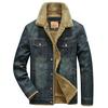Men Denim Jackets Winter Coats Warm Jeans Jackets Male Casual Blue Denim Jackets Fashion Jeans Coats