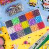 Набор 15 цветов 5 мм термомозаики Пазл пиксель-арт Hama Beads Сделай сам 3D пазлы Подарок ручной работы Набор бусин для термомозаики Игрушка из железных бусин
