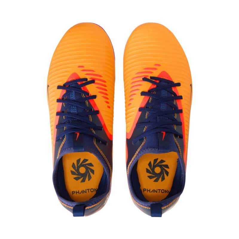 Nike Phantom 6 Low Academy Soccer Shoes Laser Orange/Lemon Venom-Blue Void