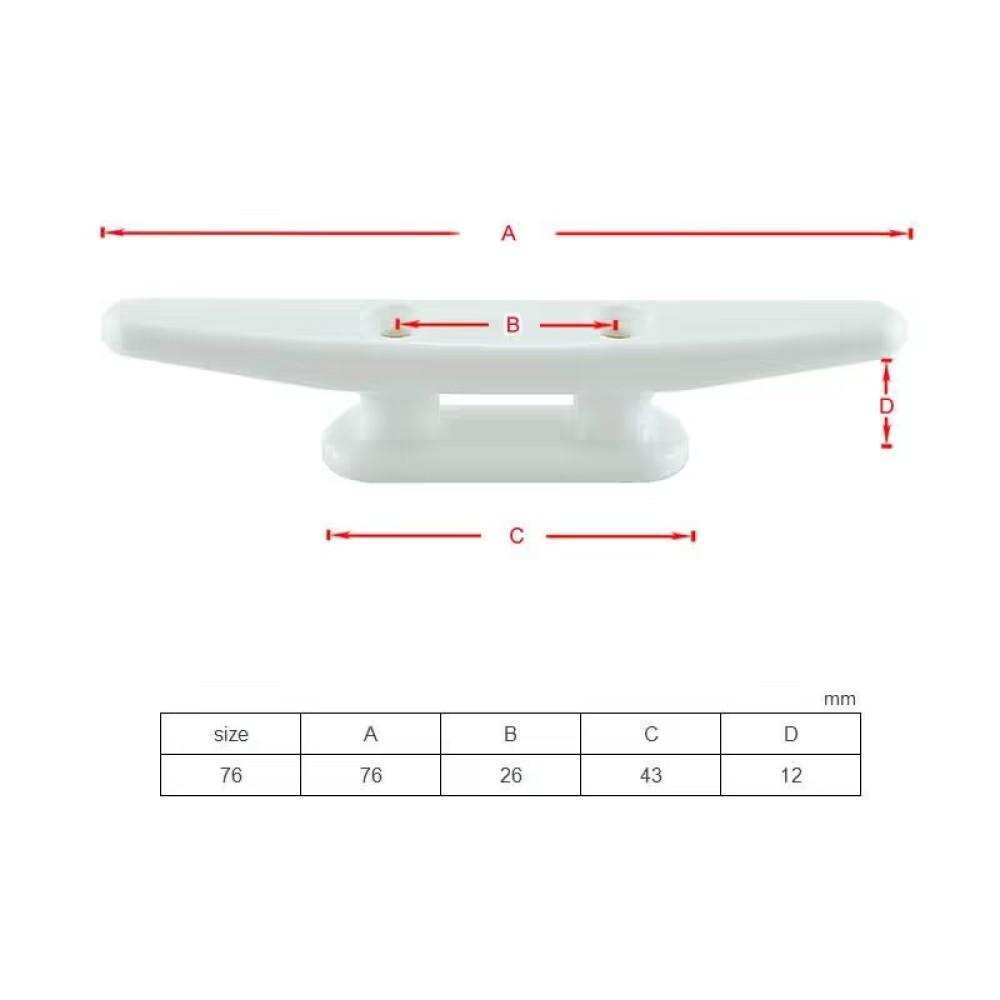 Нейлоновый болт для лодочного якоря – Болт для крепления к причалу с винтами из нержавеющей стали, Для каяка, каноэ, небольших судов, Домашний декор своими руками (Несколько размеров, Черный)