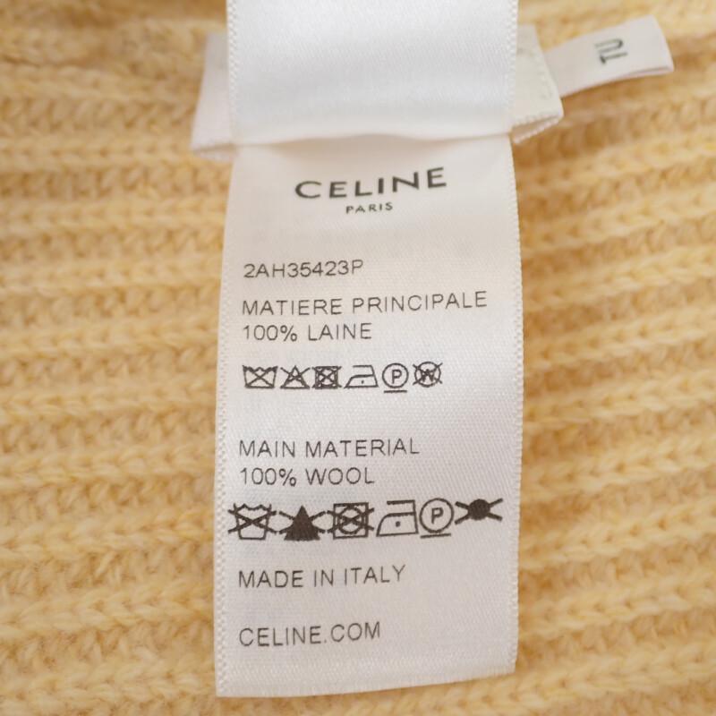 CELINE  2AH35423P Вязаная шапка желтая шерсть Женская