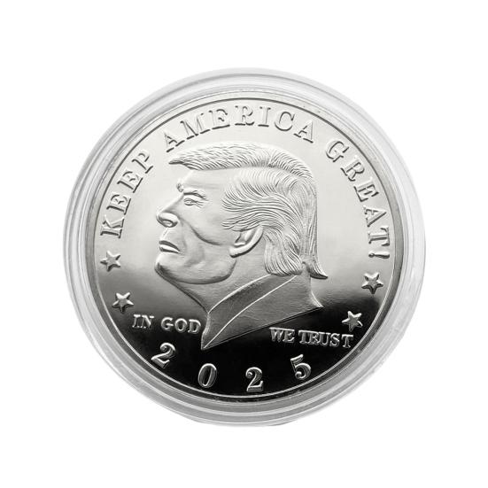Монета Трампа, президентская сувенирная монета, металлический памятный жетон Keep America, отличный коллекционный подарок для сторонников MAGA/KAG