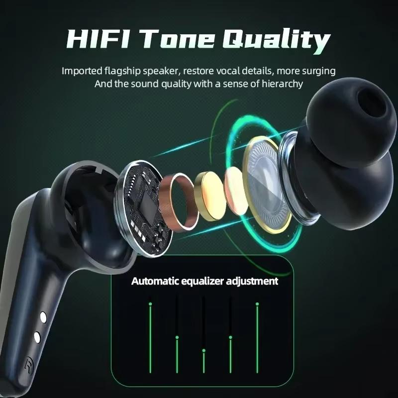 2026 X15 Pro Игровые Беспроводные bluetooth Наушники TWS 5.3 Стерео Вкладыши Низкая Задержка Наушники Bluetooth С Микрофоном для смартфонов