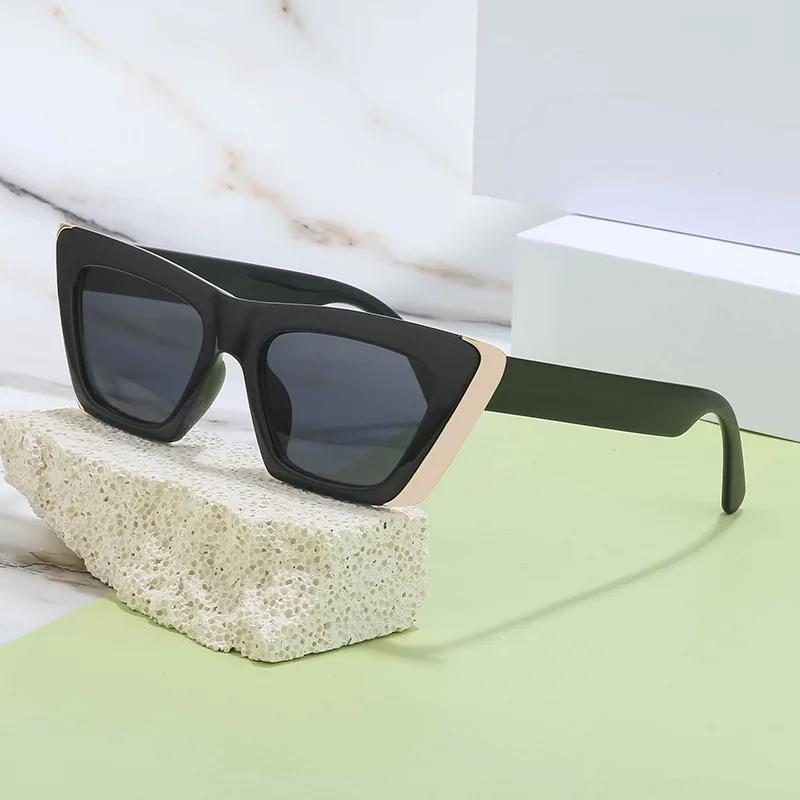 Классические солнцезащитные очки, женские люксовые брендовые дизайнерские солнцезащитные очки с жемчугом и кошачьим глазом, высококачественные женские солнцезащитные очки UV4