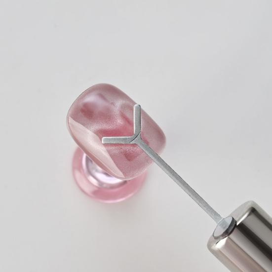 Nail Art Magnet Set with Iron Wire 3D Heart Shaped Magnetic Rod Cat Eyes Polishing Effect Nail Tools