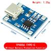 Papan Pengisi Daya Modul Pengisi Daya Baterai Литиевая батарея Type-c/Micro USB 5V 1A 18650 TP4056 с Perlindungan Fungsi Ganda 1A Li-ion