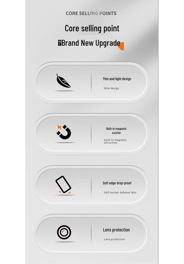 Compatible iPhone 17 Pro Max Color-Block Magnetic Case, Apple 16 Skin-Feel, Drop-Proof, Soft Edge Protective Cover