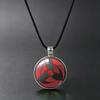 1Pc Naruto Mangekyo Sharingan Time Gem Alloy Necklace, Anime Fan Collection Gift