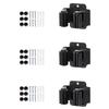 Stainless Steel Mop Holder Brush Broom Hanger Fixed Rack Kitchen Bathroom Garden Tool Organizer Wall Mounted with Screws Cup Holders 5