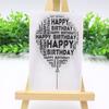 Transparent Silicone Clear Happy Birthday Balloon Stamp for Scrapbooking DIY Photo Album Decor