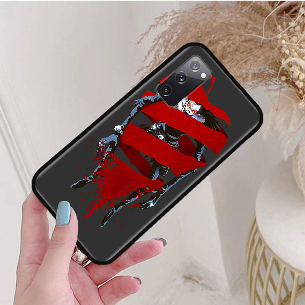 Черный чехол для OPPO Reno 8 6 5 4 Pro Plus Find X3 A17 A3 A31 A38 A40 A53 A54 A55 A74 A76 A78 A77 A80 A94 A95 A96 Lite W-62 Death Note