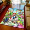 Super Mario Interior Rug Carpet Gaming Floor Mat Soft Touch Anti Slip Bottom for Bedroom Living Room -QJY