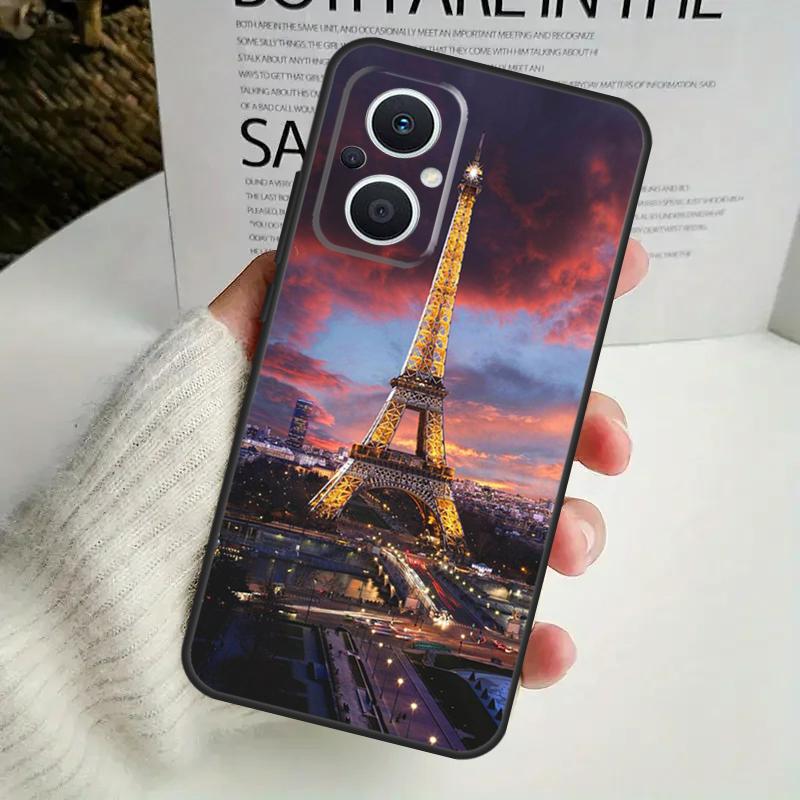 Чехол Paris Eiffel Tower France для OPPO Reno 8T 4Z 5Z 8 10 11 Pro 4 5 6 7 Lite OPPO Find X6 Pro X3 X2 X5 Lite