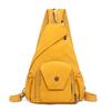 Outdoor Multi-function Large Capacity Chest Bag Solid Color Backpack