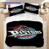 Detroit Pistons Basketball Spirit Three-piece set(1 * duvet cover + 2 * pillowcase, without core) Soft and comfortable Bedding set