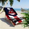Cleveland Guardians Print Beach Towel, Large Soft Quick Dry Towel for Beach Camping Swimming