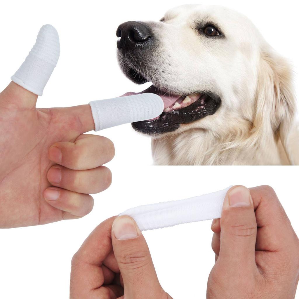 Зубная щетка для питомцев Неопреновые напальчники Инструменты для чистки зубов собак Пальчиковая зубная щетка Может быть