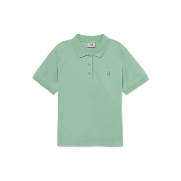 Новые женские поло MLB Boston Red Sox Зеленые 3FPQB0433-43GNL